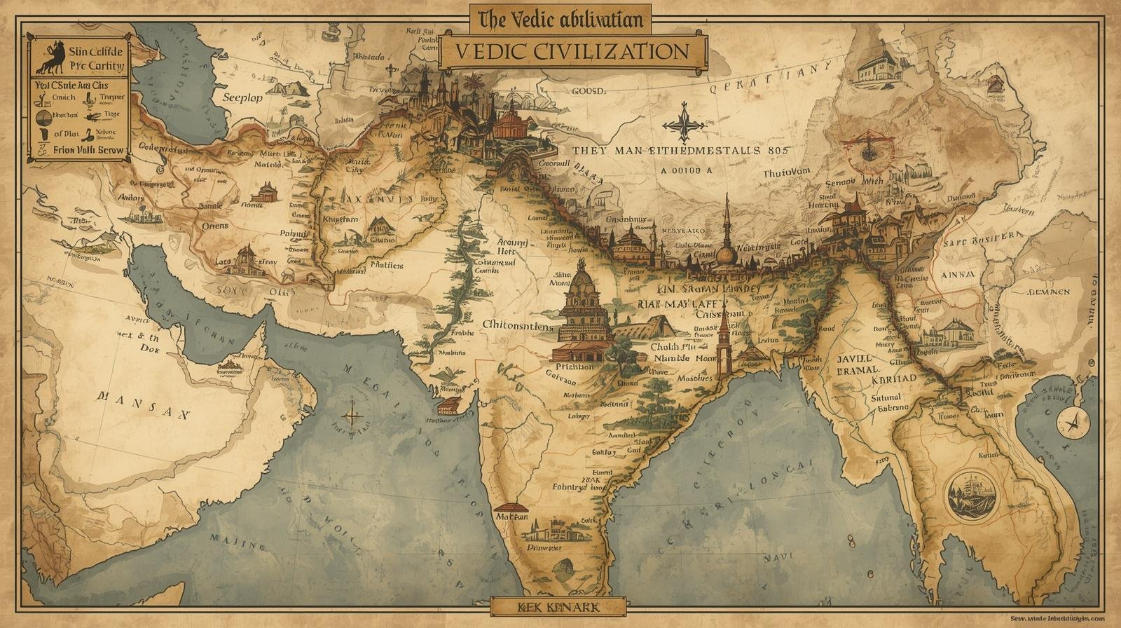 વૈદિક યુગ નકશો