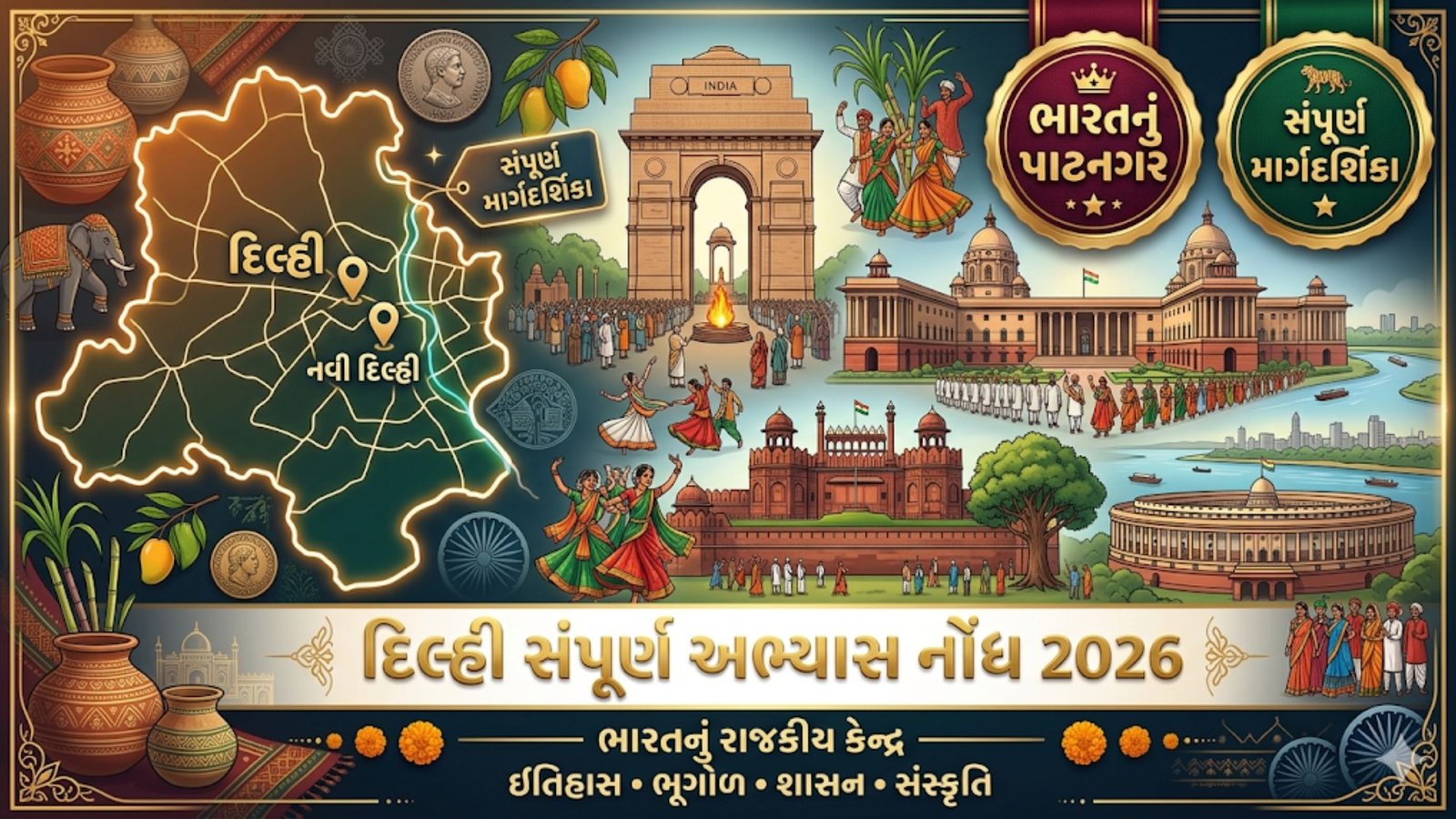 દિલ્હીસંપૂર્ણ અભ્યાસ નોંધ 2026