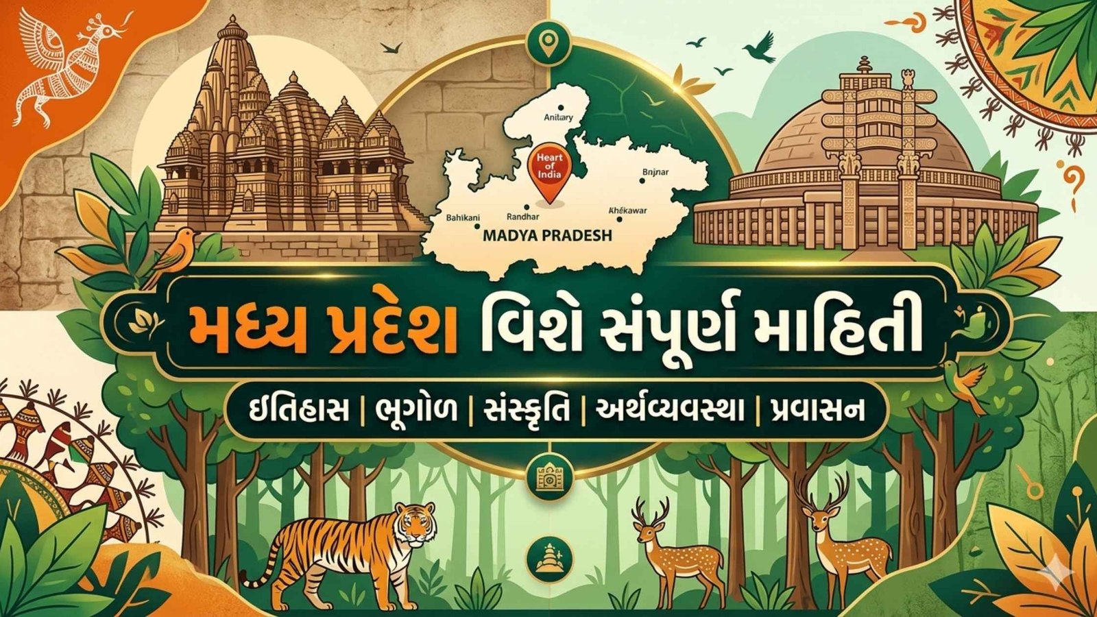 મધ્ય પ્રદેશ વિશે સંપૂર્ણ માહિતી
