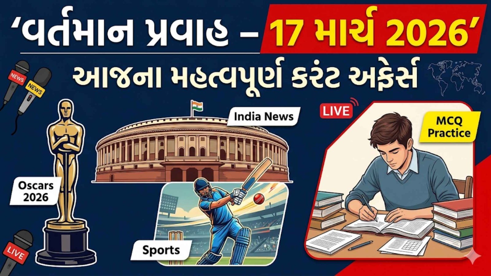 વર્તમાન પ્રવાહ – 17 માર્ચ 2026